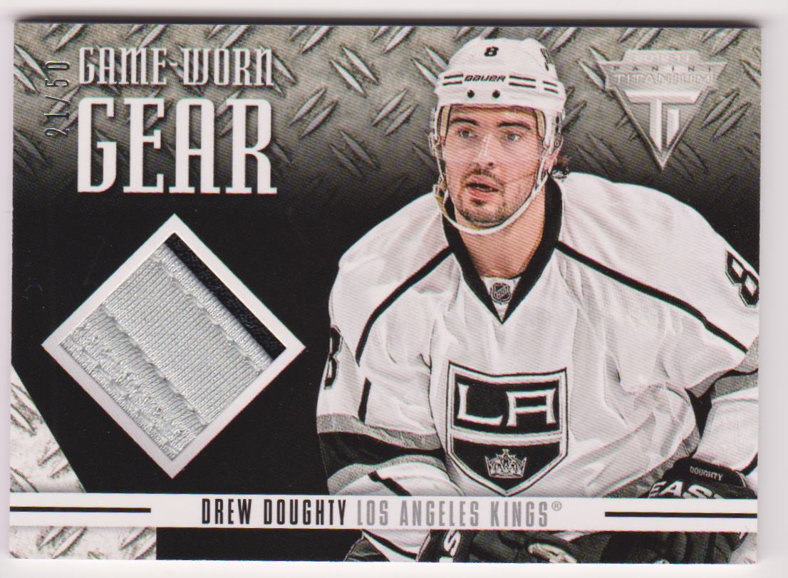 (image for) 2012-13 Panini Titanium Game Worn Gear Prime #GGDD Drew Doughty 21/50 - Jerseys