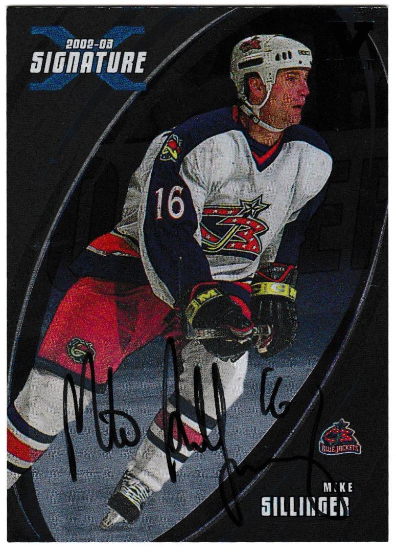 2002-03 BAP Signature Series Autographs #32 Mike Sillinger VAULT (image for) 2002-03 BAP Signature Series Autographs #32 Mike Sillinger VAULT