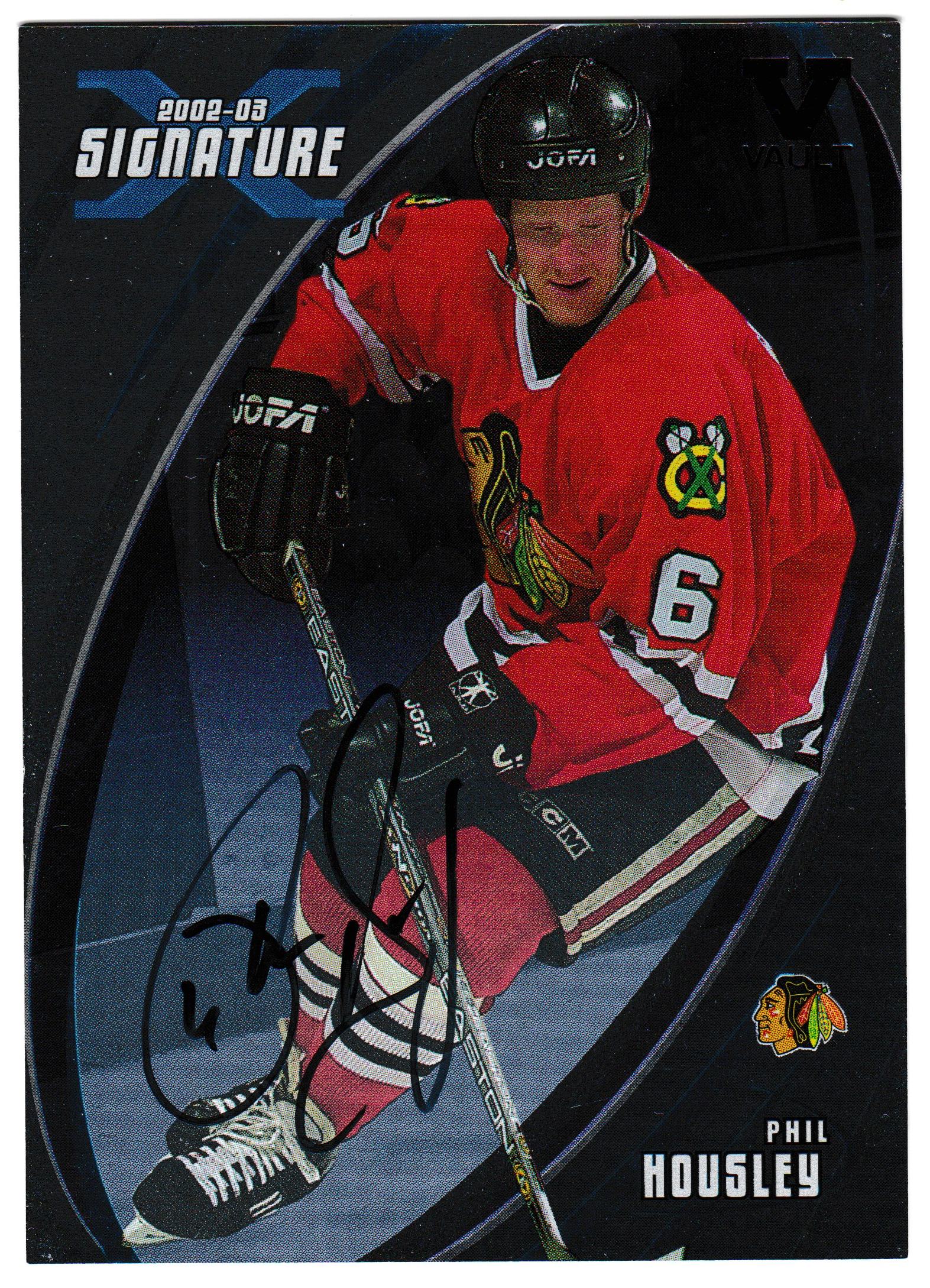 2002-03 BAP Signature Series Autographs #48 Phil Housley - Vault (image for) 2002-03 BAP Signature Series Autographs #48 Phil Housley - Vault