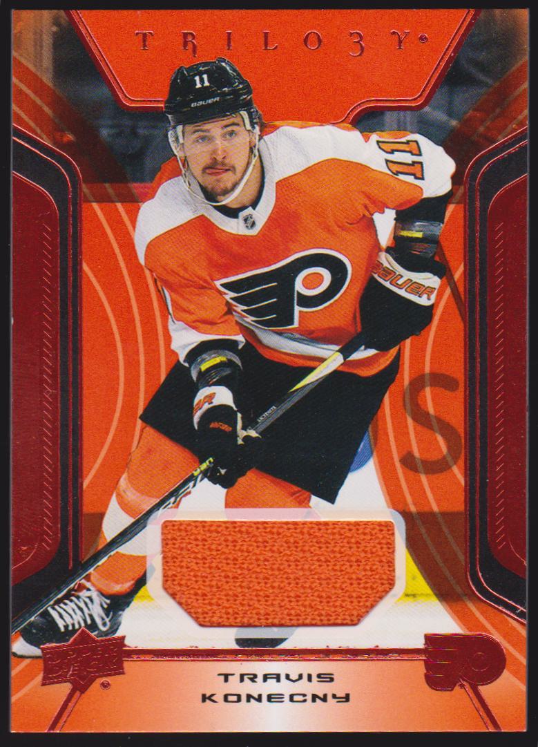 2023-24 Upper Deck Trilogy Jerseys #7 Travis Konecny (image for) 2023-24 Upper Deck Trilogy Jerseys #7 Travis Konecny