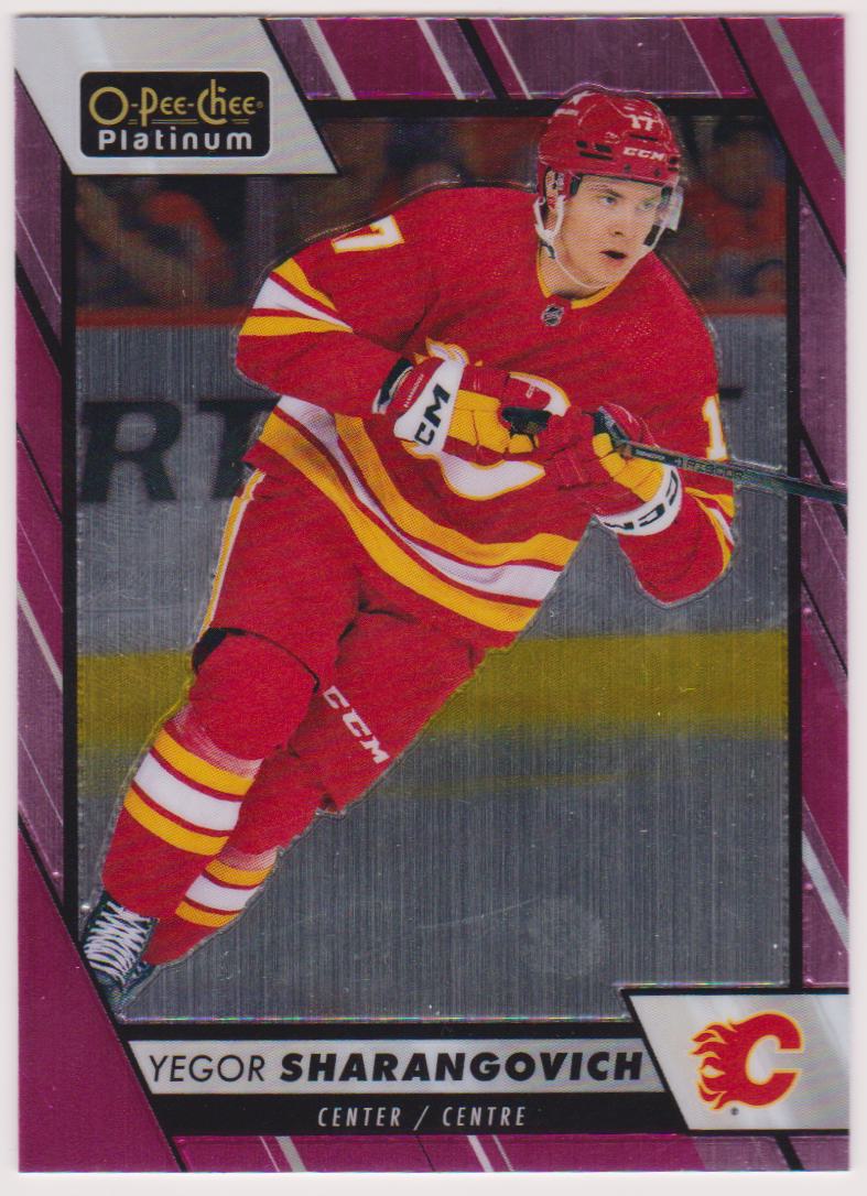 (image for) 2023-24 O-Pee-Chee Platinum Matte Pink #140 Yegor Sharangovich