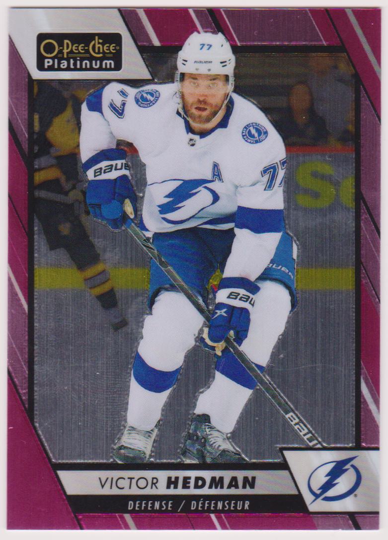 (image for) 2023-24 O-Pee-Chee Platinum Matte Pink #27 Victor Hedman