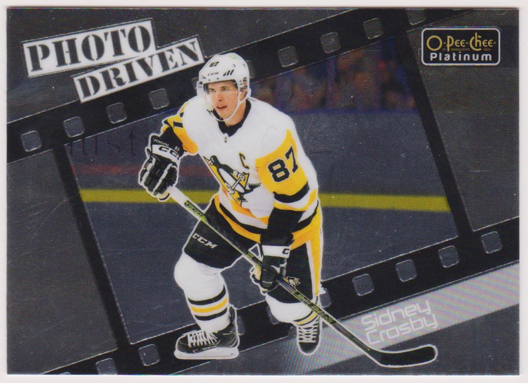 (image for) 2023-24 O-Pee-Chee Platinum Photo Driven #PD9 Sidney Crosby
