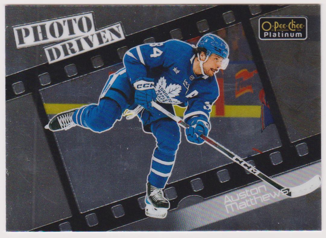 (image for) 2023-24 O-Pee-Chee Platinum Photo Driven #PD6 Auston Matthews