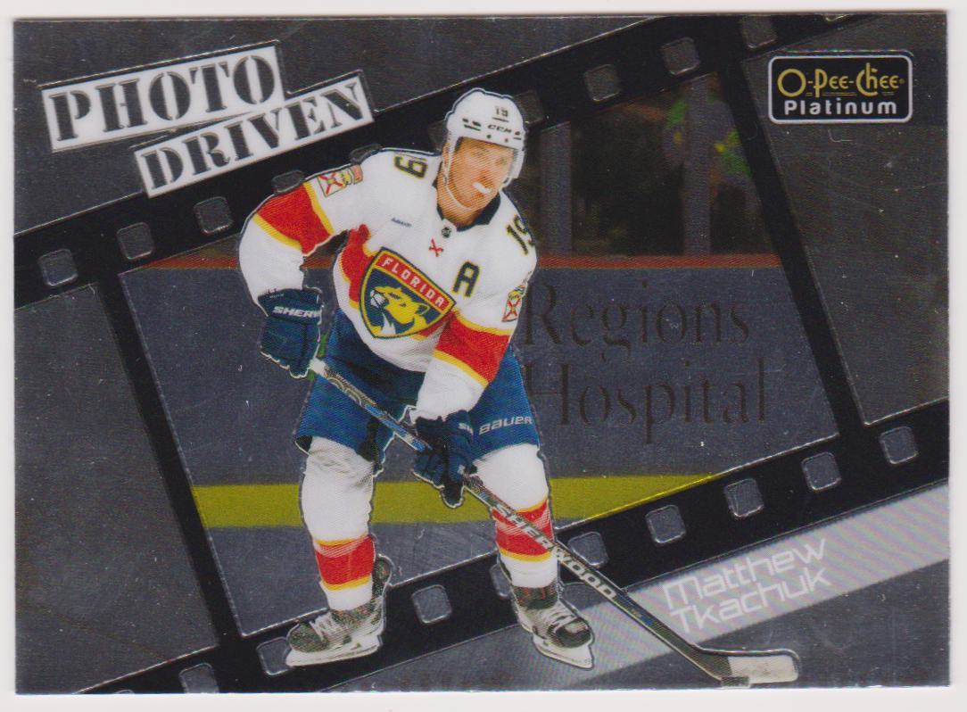 (image for) 2023-24 O-Pee-Chee Platinum Photo Driven #PD11 Matthew Tkachuk