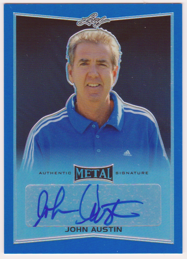 2016 Leaf Metal Tennis Blue #BAJA1 John Austin 28/50 AUTO (image for) 2016 Leaf Metal Tennis Blue #BAJA1 John Austin 28/50 AUTO