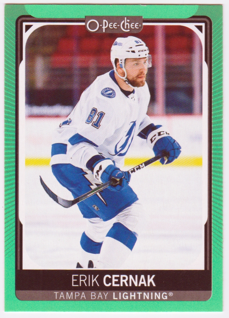 2021-22 O-Pee-Chee Neon Green #227 Erik Cernak 46/50 (image for) 2021-22 O-Pee-Chee Neon Green #227 Erik Cernak 46/50