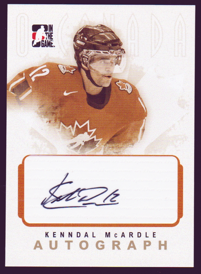 (image for) 2007-08 ITG O Canada Autographs #AKMA Kenndal McArdle