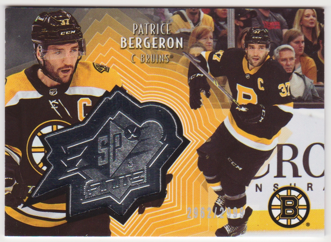 (image for) 2021-22 Upper Deck SPx Finite #SF5 Patrice Bergeron 2962/2999