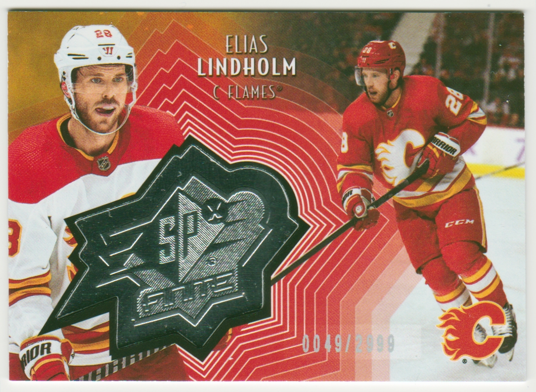 (image for) 2021-22 Upper Deck SPx Finite #SF7 Elias Lindholm 0049/2999