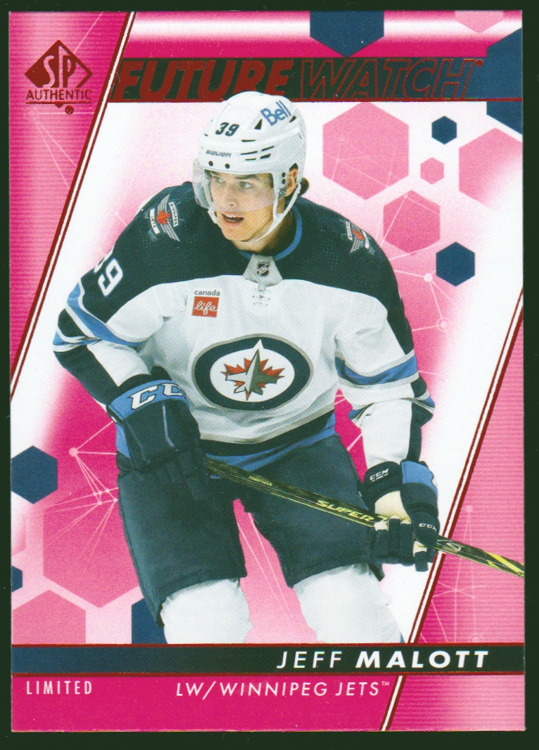 2022-23 SP Authentic Limited Red #184 Jeff Malott Future Watch (FW) - RC Year (image for) 2022-23 SP Authentic Limited Red #184 Jeff Malott Future Watch (FW) - RC Year