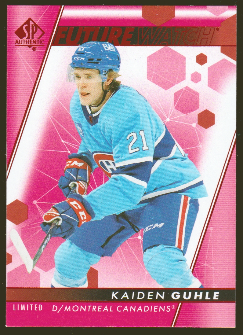 2022-23 SP Authentic Limited Red #146 Kaiden Guhle Future Watch (FW) - RC Year (image for) 2022-23 SP Authentic Limited Red #146 Kaiden Guhle Future Watch (FW) - RC Year