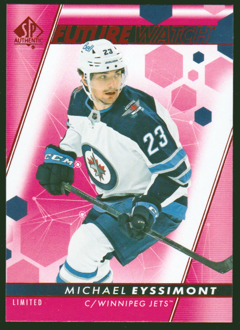 2022-23 SP Authentic Limited Red #138 Michael Eyssimont Future Watch (FW) - RC Year (image for) 2022-23 SP Authentic Limited Red #138 Michael Eyssimont Future Watch (FW) - RC Year