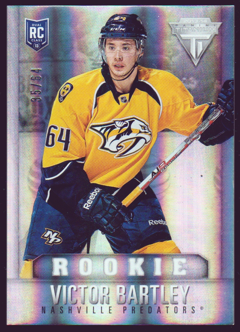 (image for) 2013-14 Panini Titanium #124 Victor Bartley 35/64 RC