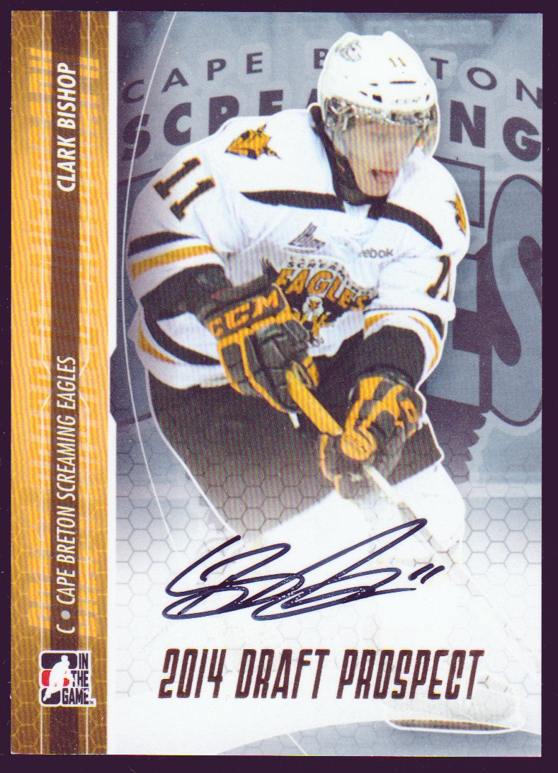 (image for) 2014-15 ITG Draft Prospects Autographs Gold #ACB2 Clark Bishop