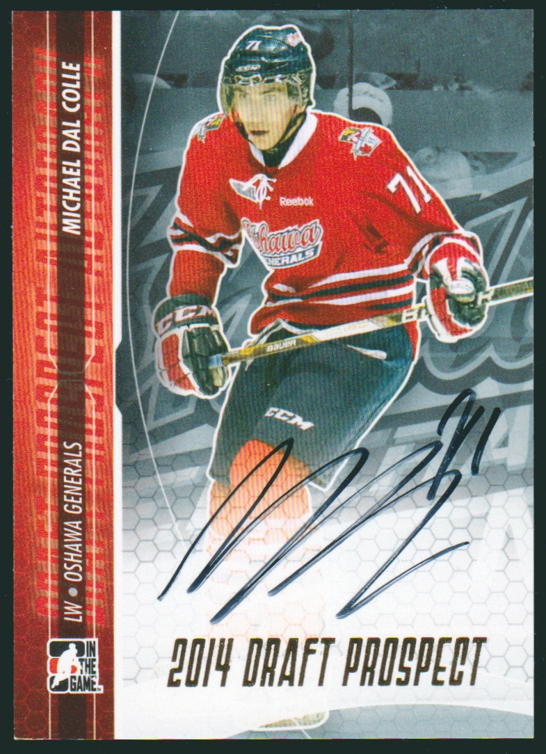 (image for) 2014-15 ITG Draft Prospects Autographs Gold #AMD1 Michael Dal Colle