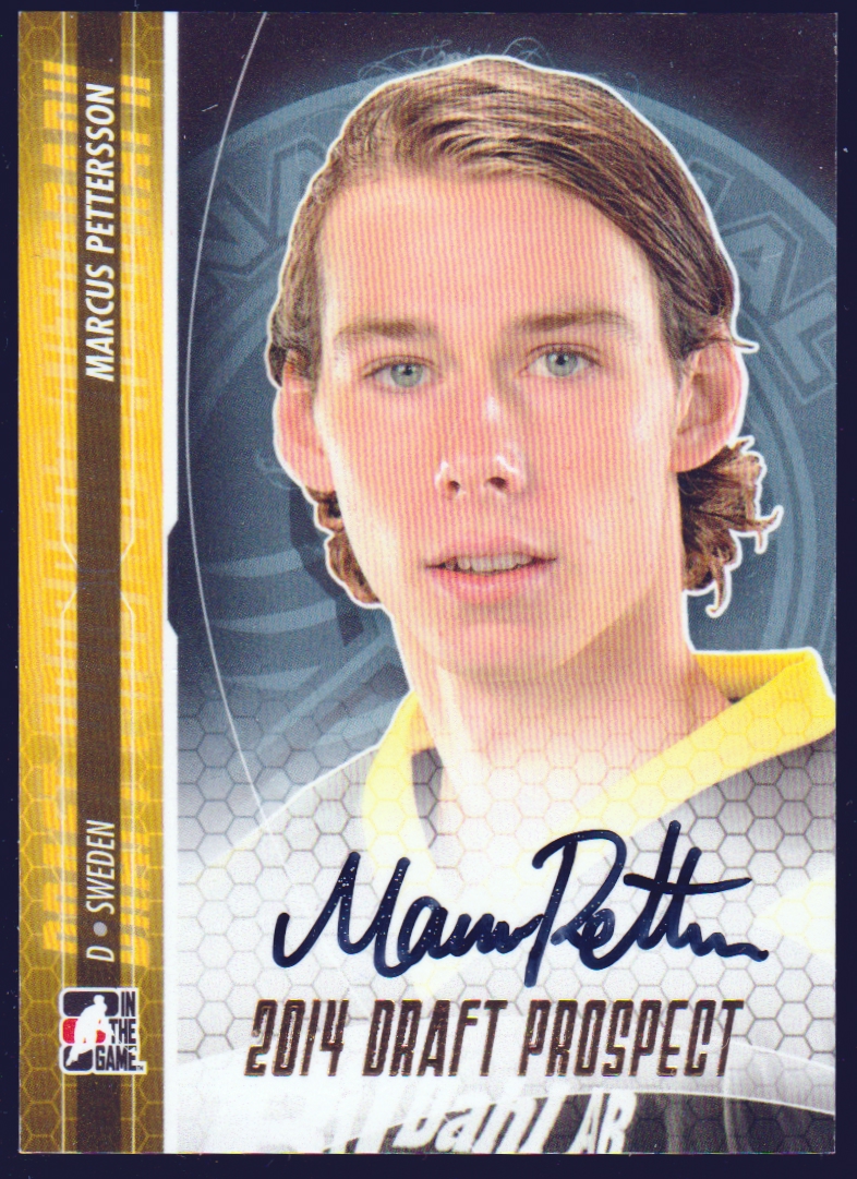 (image for) 2014-15 ITG Draft Prospects Autographs Gold #AMP1 Marcus Pettersson