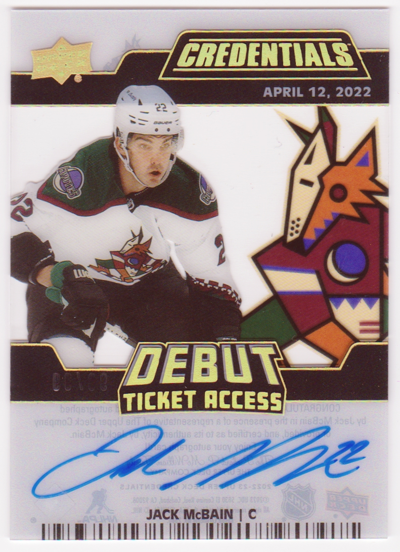 Debut Ticket Access Acetate Auto (image for) Debut Ticket Access Acetate Auto