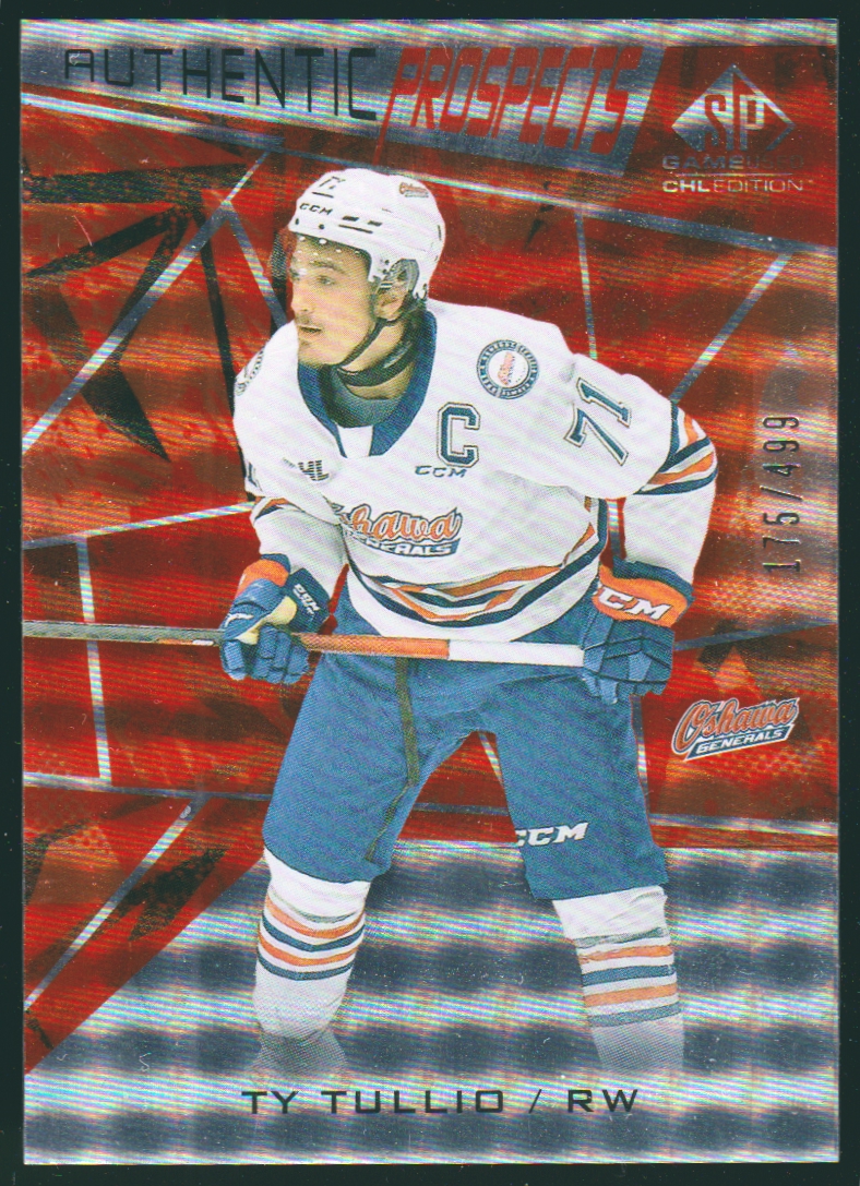 (image for) 2021-22 SP Game Used CHL Orange #23 Tyler Tullio