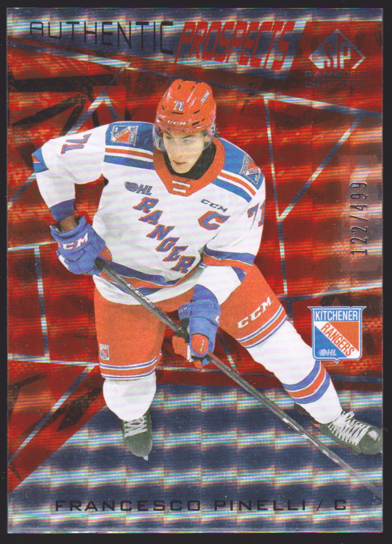 (image for) 2021-22 SP Game Used CHL Orange #38 Francesco Pinelli