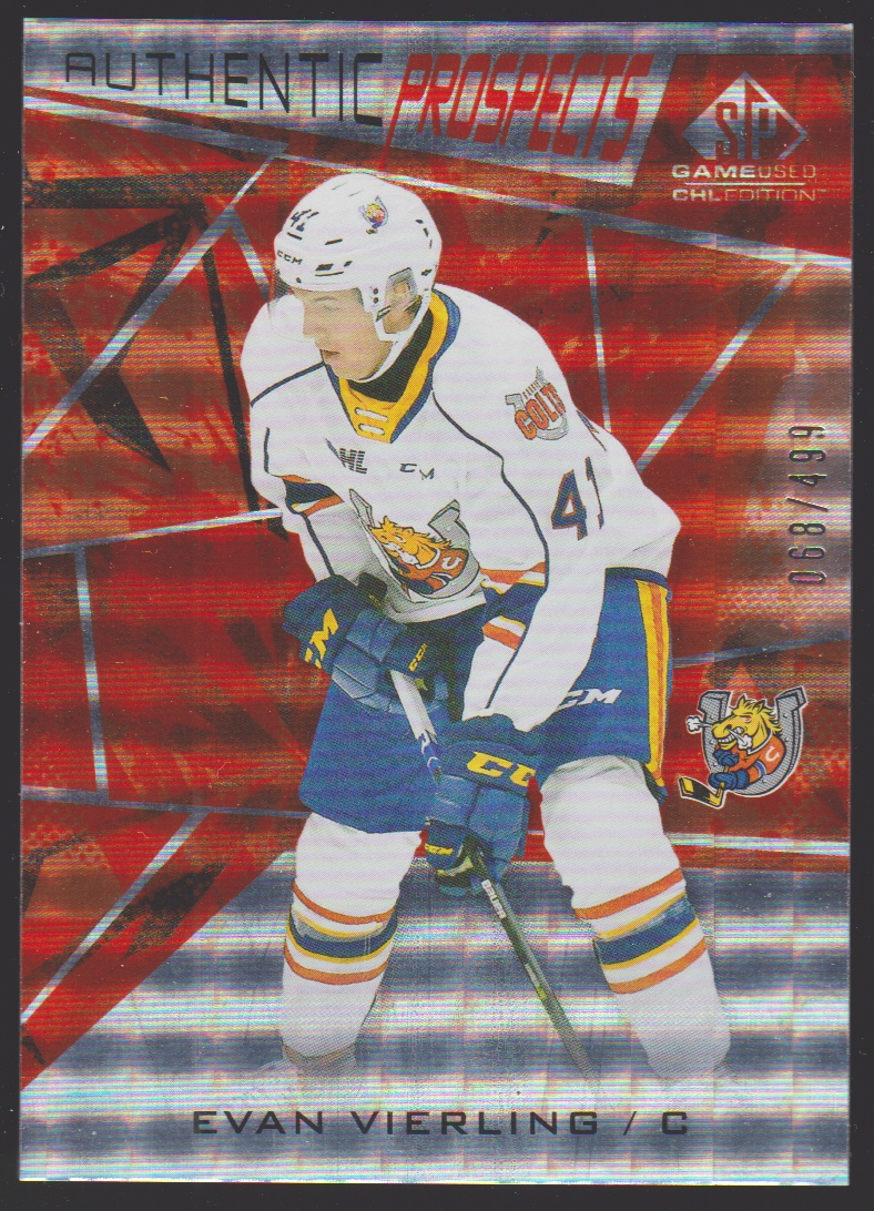 (image for) 2021-22 SP Game Used CHL Orange #61 Evan Vierling