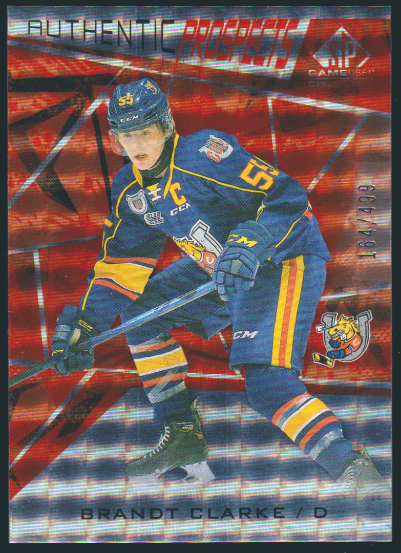 (image for) 2021-22 SP Game Used CHL Orange #44 Brandt Clarke