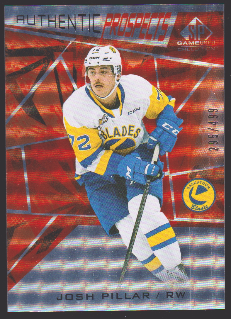 (image for) 2021-22 SP Game Used CHL Orange #60 Josh Pillar