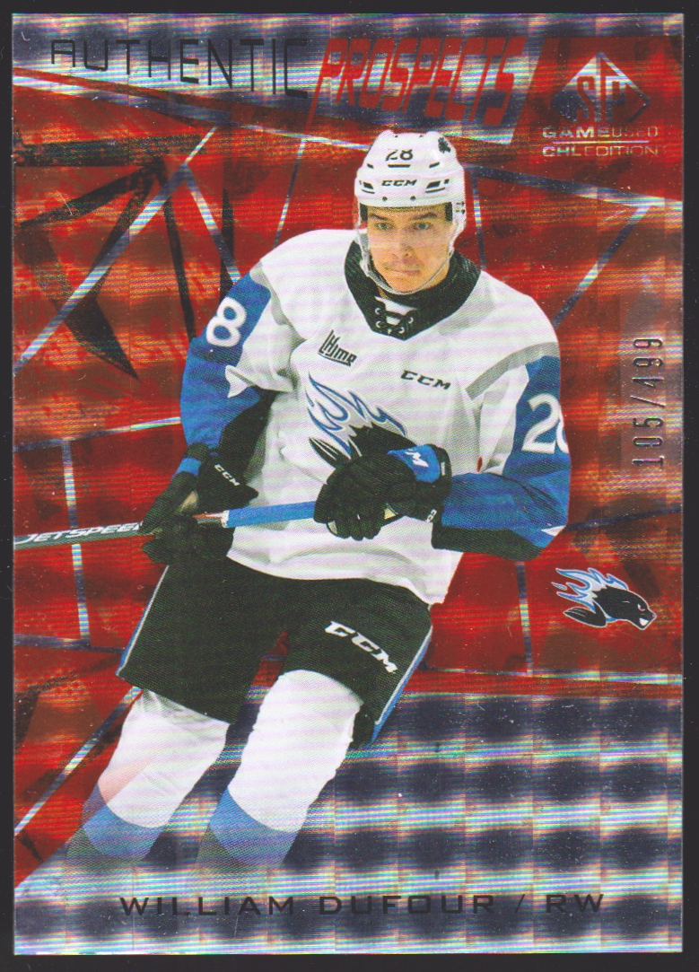 (image for) 2021-22 SP Game Used CHL Orange #67 William Dufour