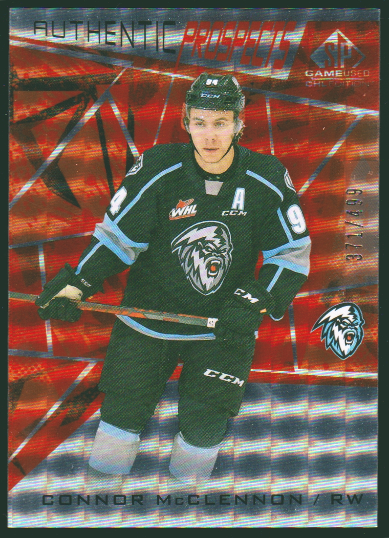 (image for) 2021-22 SP Game Used CHL Orange #13 Connor McClennon
