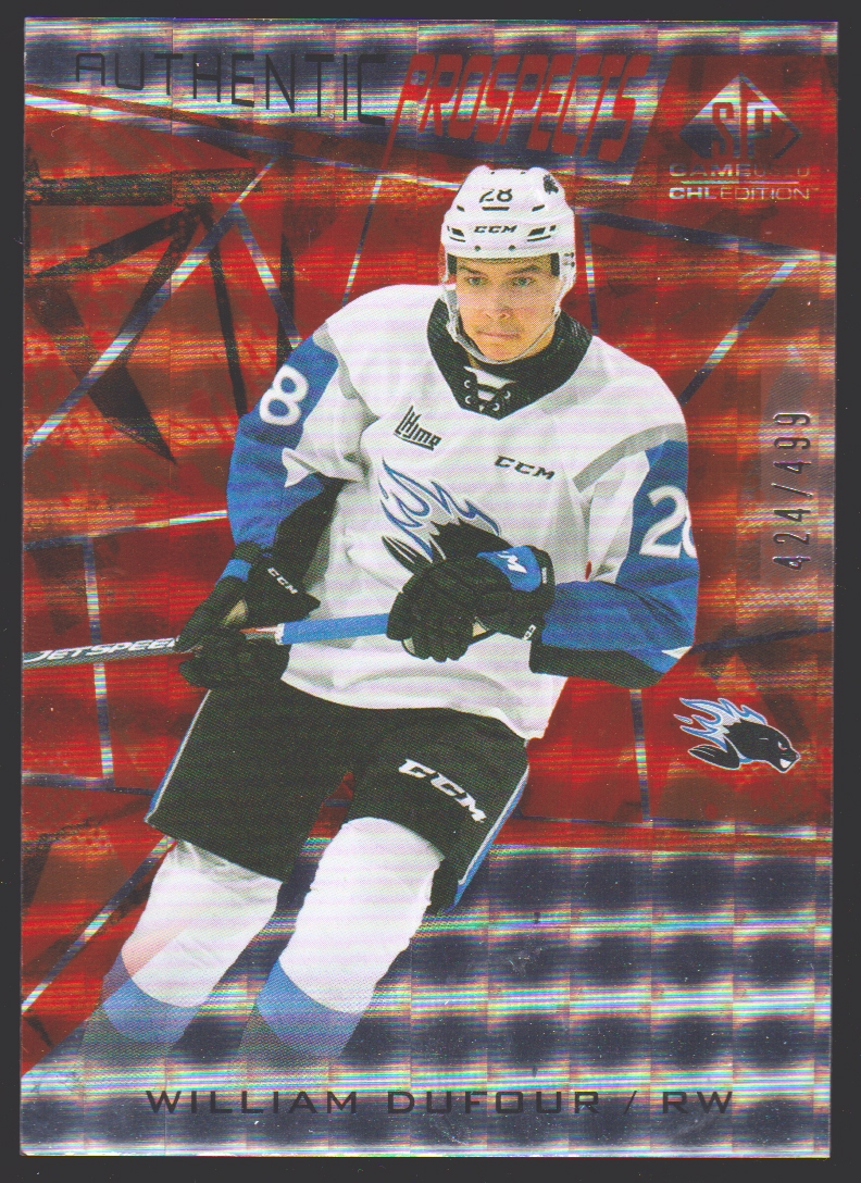 (image for) 2021-22 SP Game Used CHL Orange #67 William Dufour