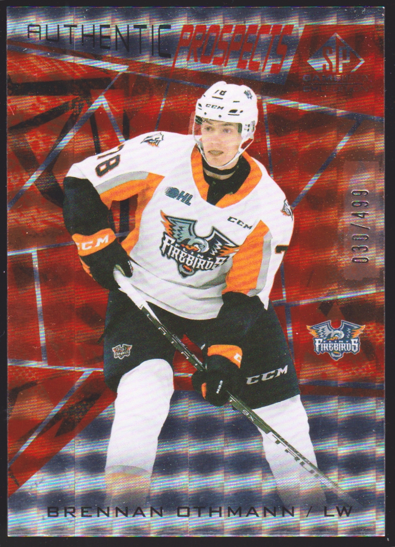 (image for) 2021-22 SP Game Used CHL Orange #47 Brennan Othmann