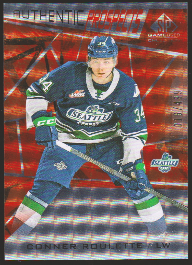 (image for) 2021-22 SP Game Used CHL Orange #63 Conner Roulette