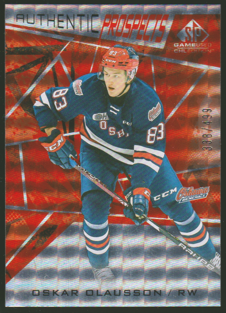 (image for) 2021-22 SP Game Used CHL Orange #11 Oskar Olausson