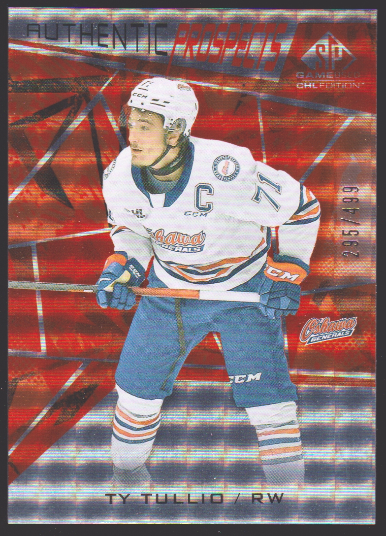 (image for) 2021-22 SP Game Used CHL Orange #23 Tyler Tullio