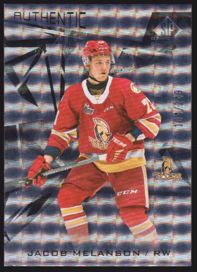 (image for) 2021-22 SP Game Used CHL Silver #64 Jacob Melanson