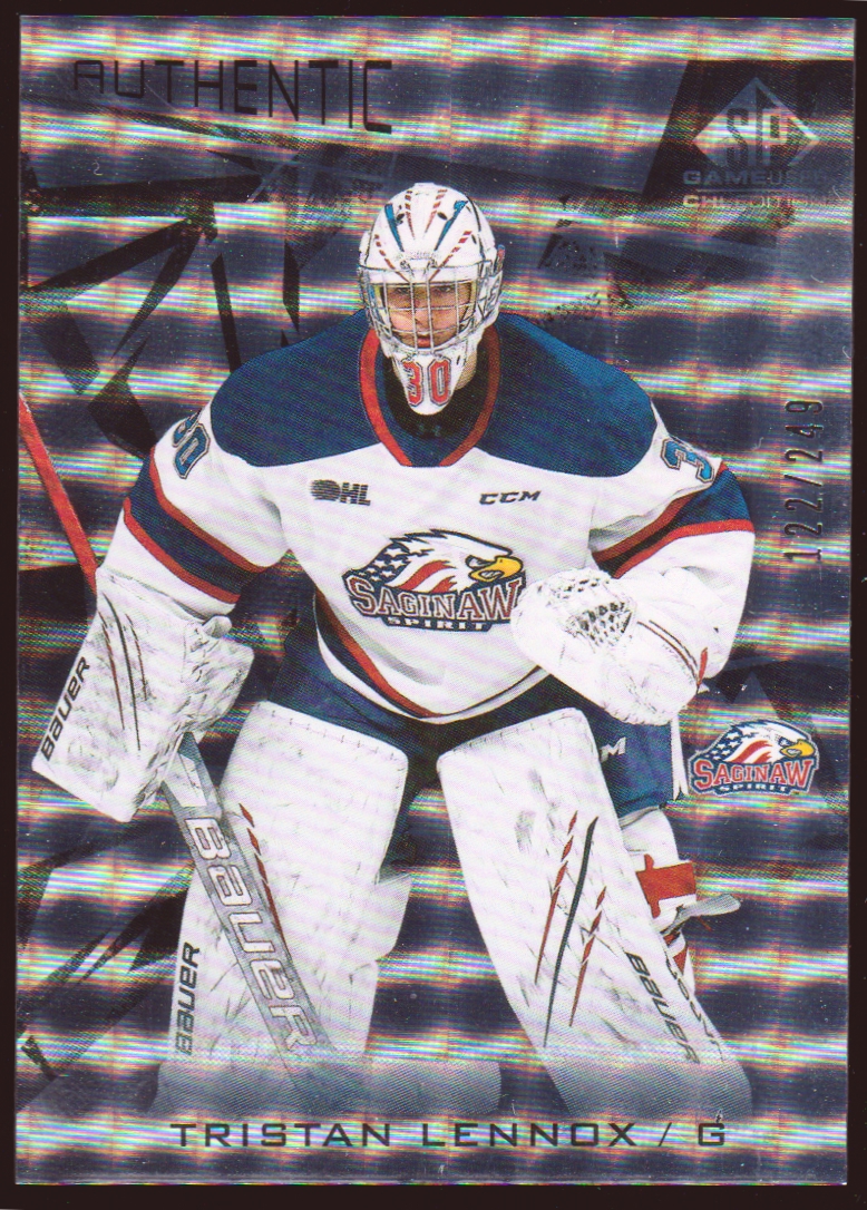 (image for) 2021-22 SP Game Used CHL Silver #8 Tristan Lennox