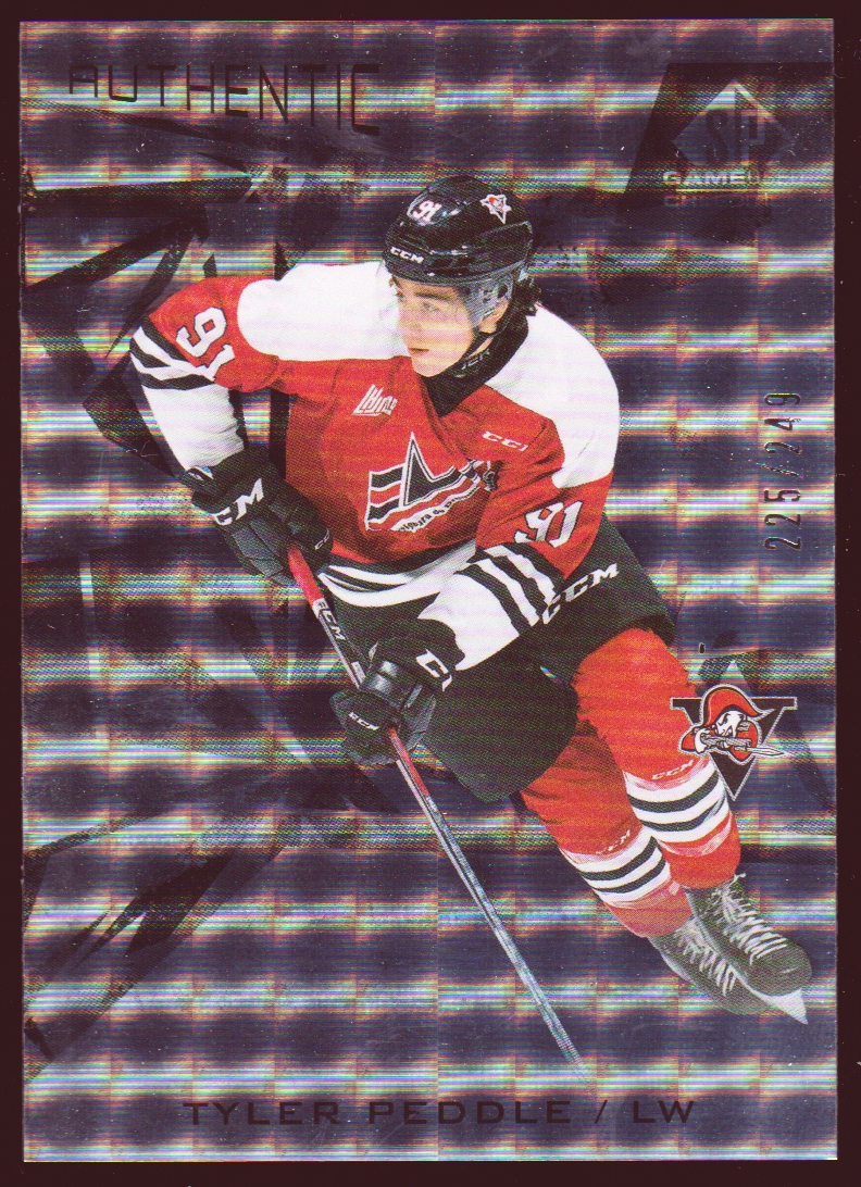 (image for) 2021-22 SP Game Used CHL Silver #28 Tyler Peddle