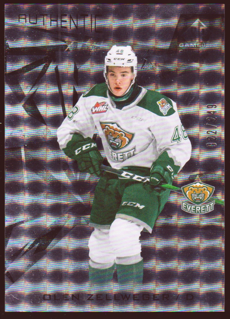 (image for) 2021-22 SP Game Used CHL Silver #27 Olen Zellweger