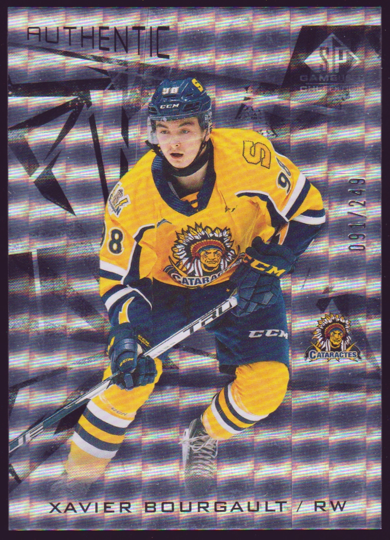 (image for) 2021-22 SP Game Used CHL Silver #42 Xavier Bourgault