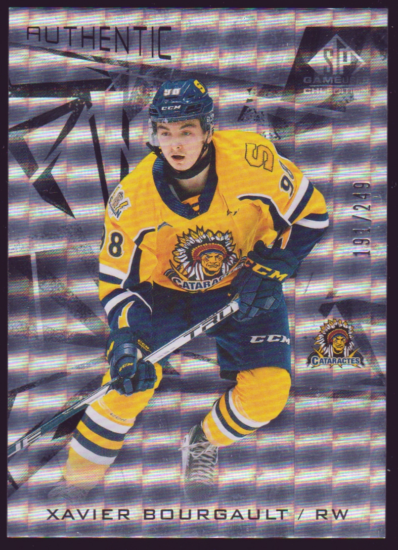 (image for) 2021-22 SP Game Used CHL Silver #42 Xavier Bourgault