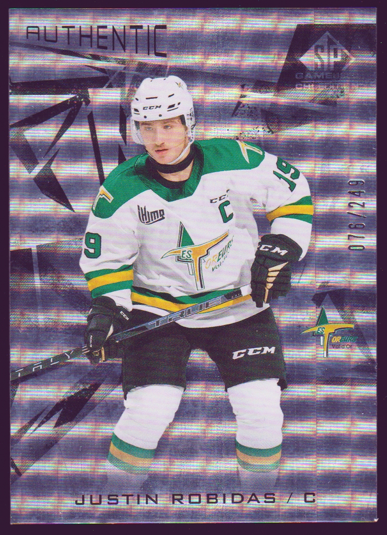 (image for) 2021-22 SP Game Used CHL Silver #51 Justin Robidas