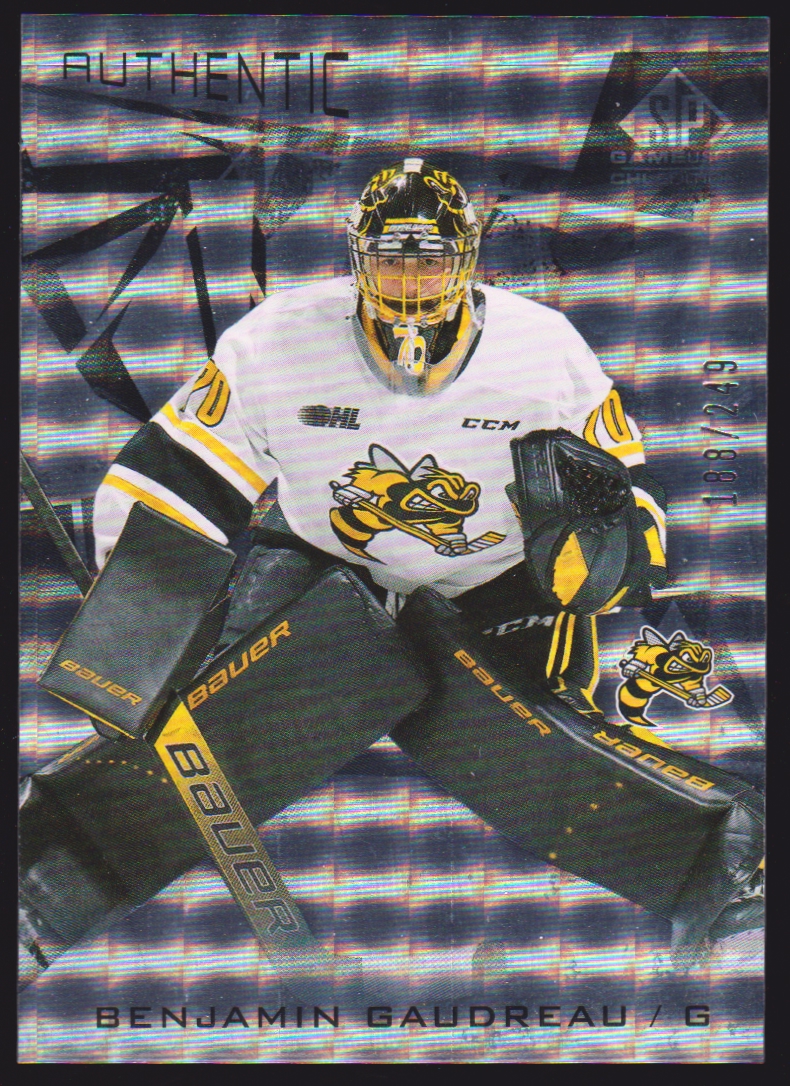 (image for) 2021-22 SP Game Used CHL Silver #14 Benjamin Gaudreau