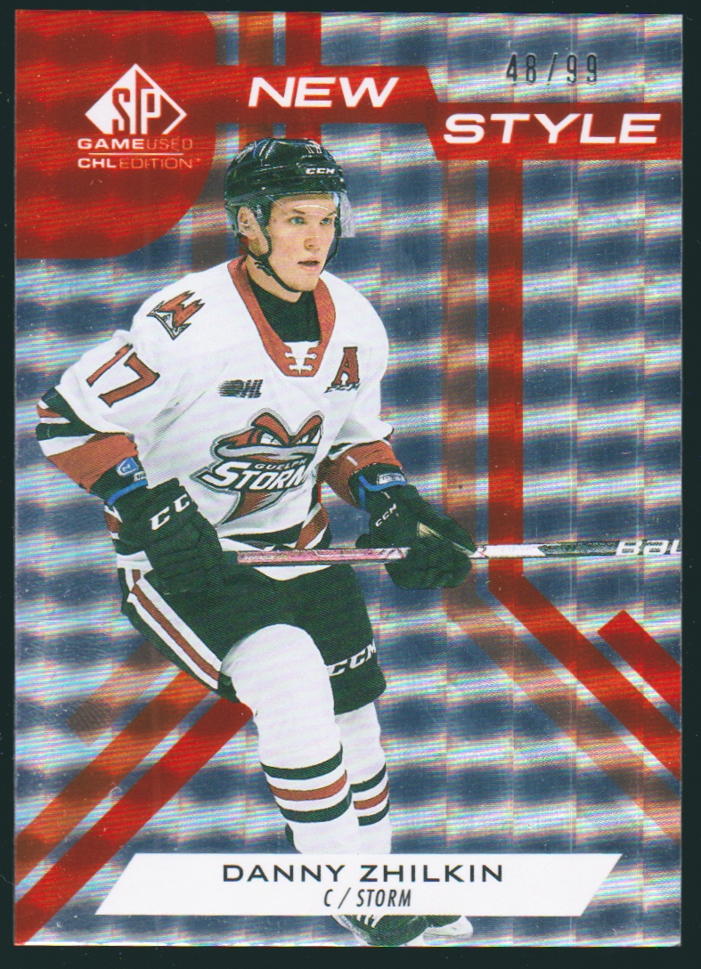 (image for) 2021-22 SP Game Used CHL New Style Orange #NSDZ Danny Zhilkin