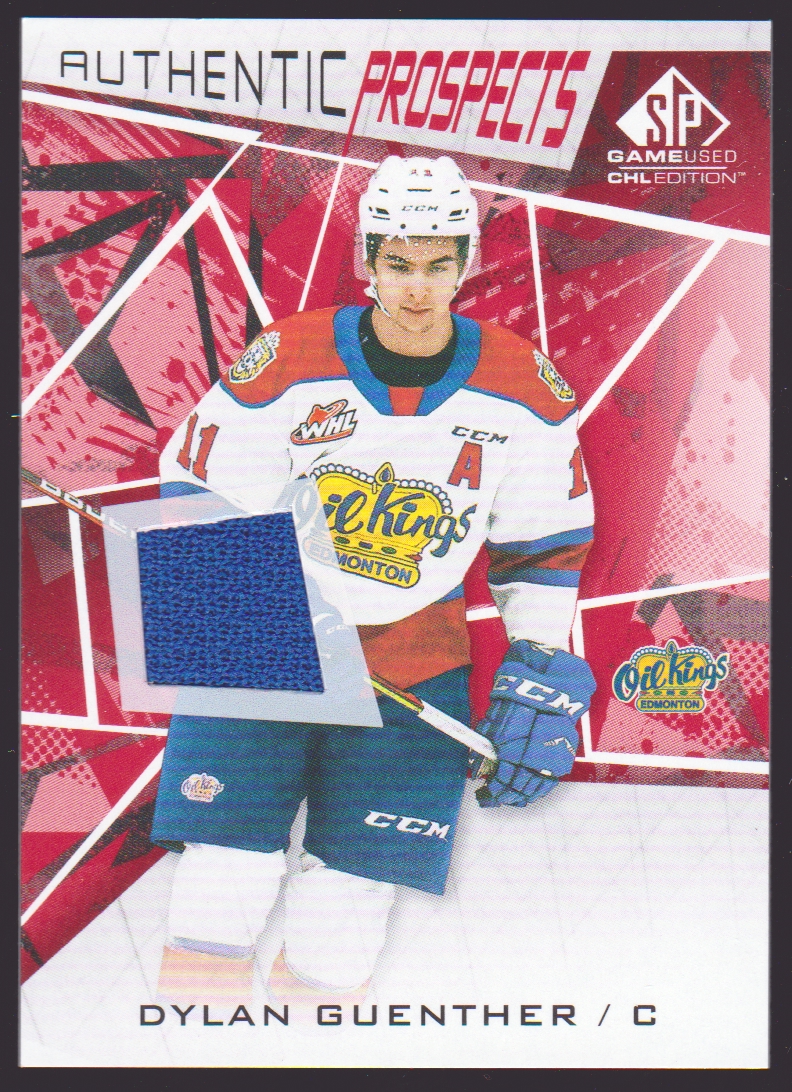 (image for) 2021-22 SP Game Used CHL Jerseys Red #18 Dylan Guenther