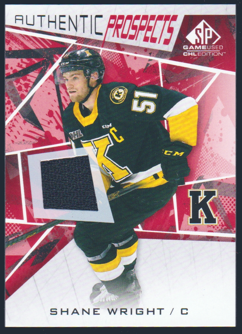 (image for) 2021-22 SP Game Used CHL Jerseys Red #1 Shane Wright