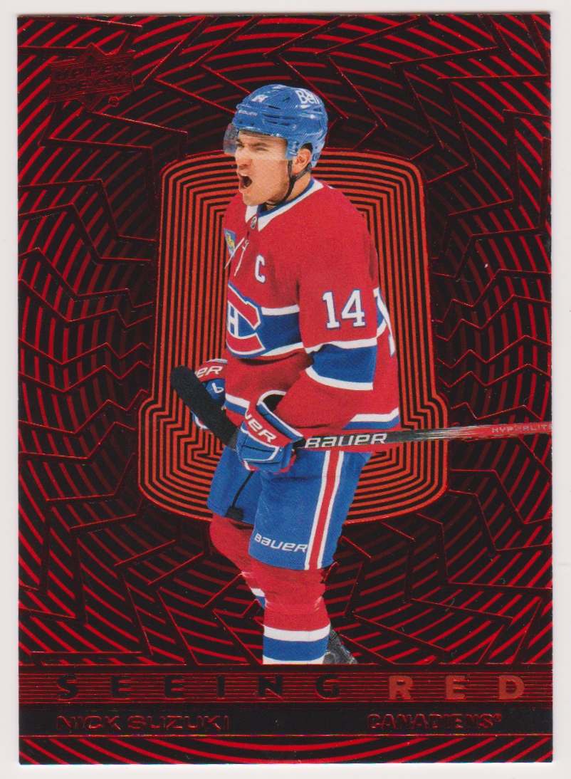 (image for) 2023-24 Upper Deck Seeing Red #SR25 Nick Suzuki
