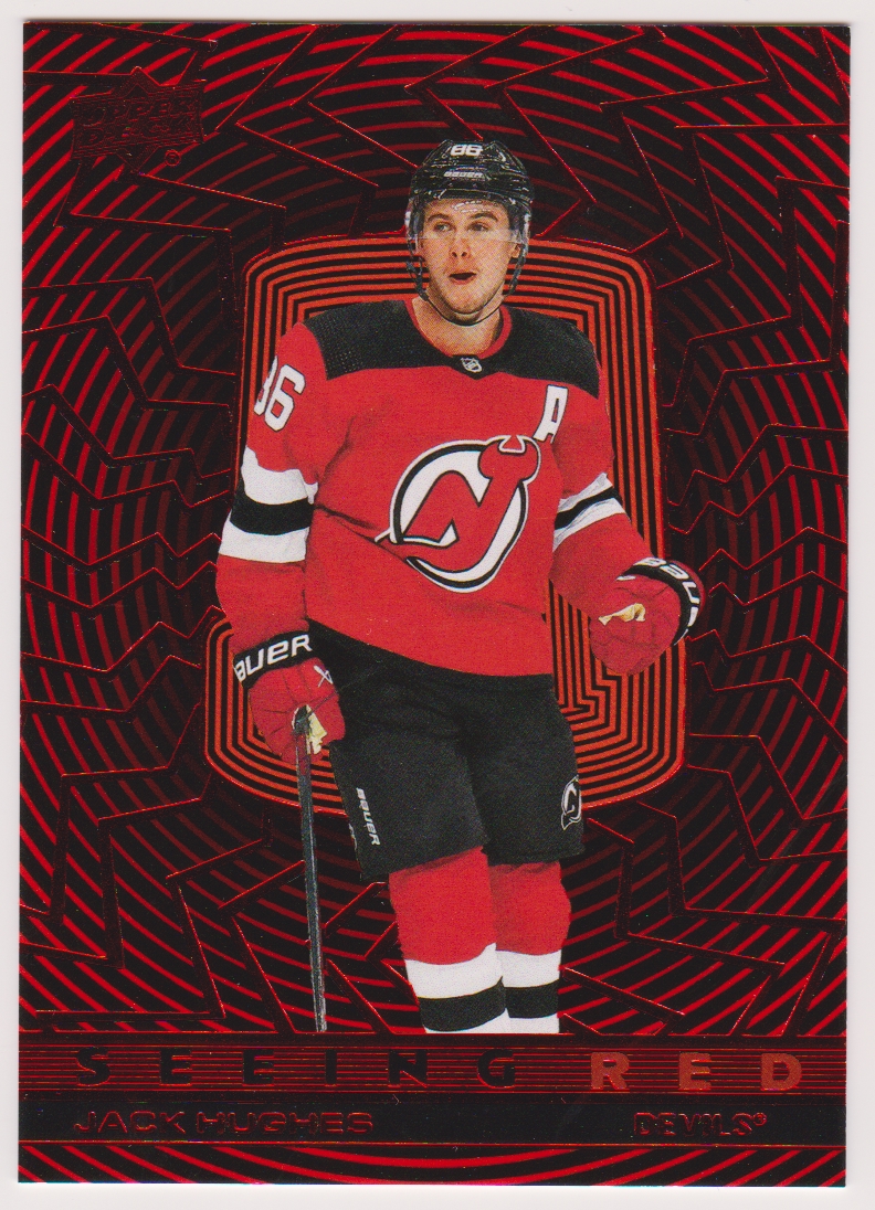 (image for) 2023-24 Upper Deck Seeing Red #SR38 Jack Hughes