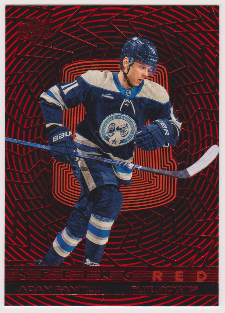 (image for) 2023-24 Upper Deck Seeing Red #SR96 Adam Fantilli - RC Year