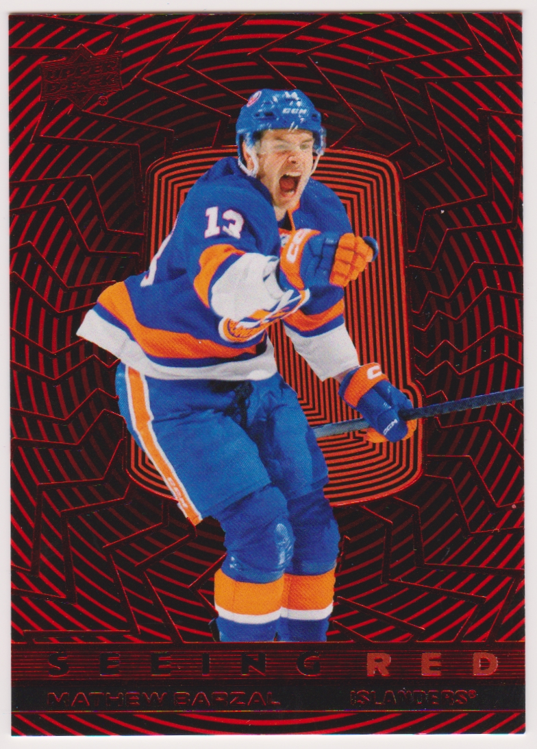 (image for) 2023-24 Upper Deck Seeing Red #SR20 Mathew Barzal