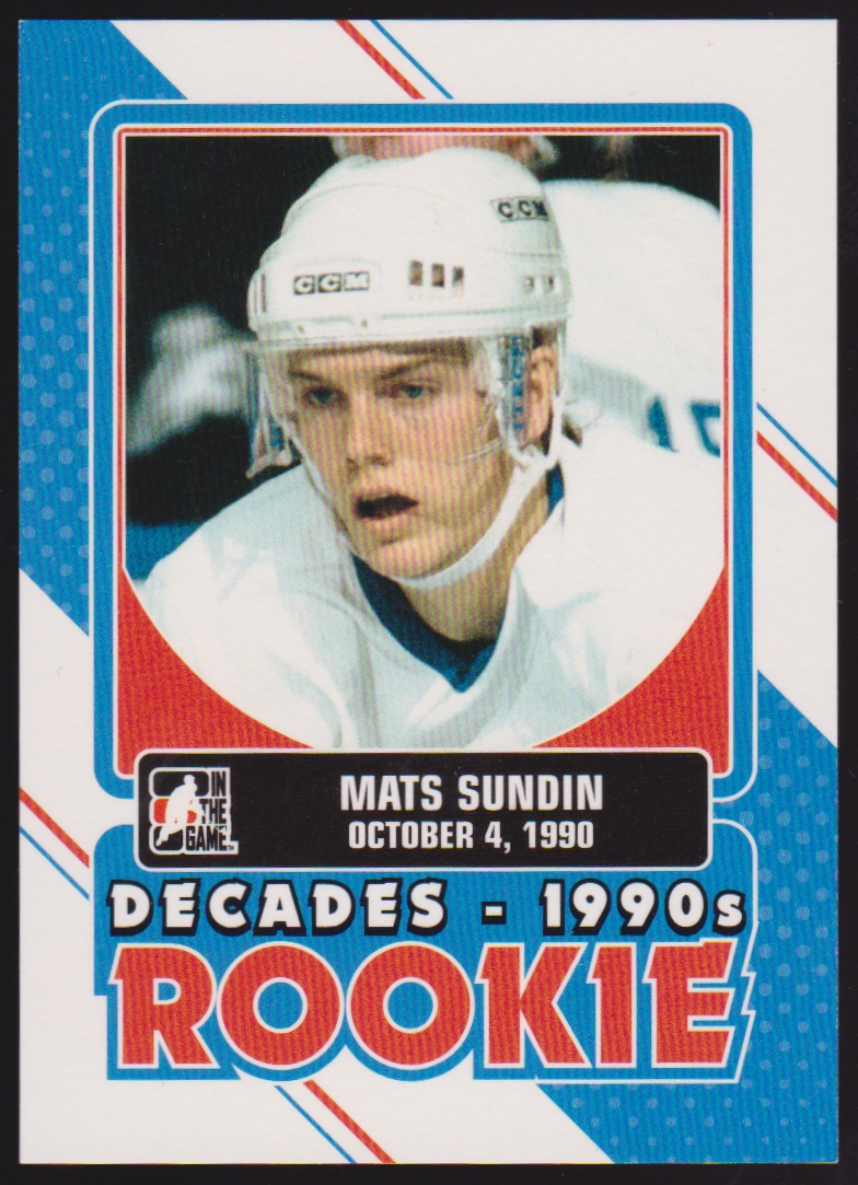 (image for) 2013-14 ITG Decades 1990s Rookies #DR02 Mats Sundin